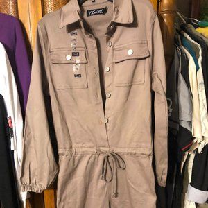 WOMEN'S CARGO JUMP SUIT>>